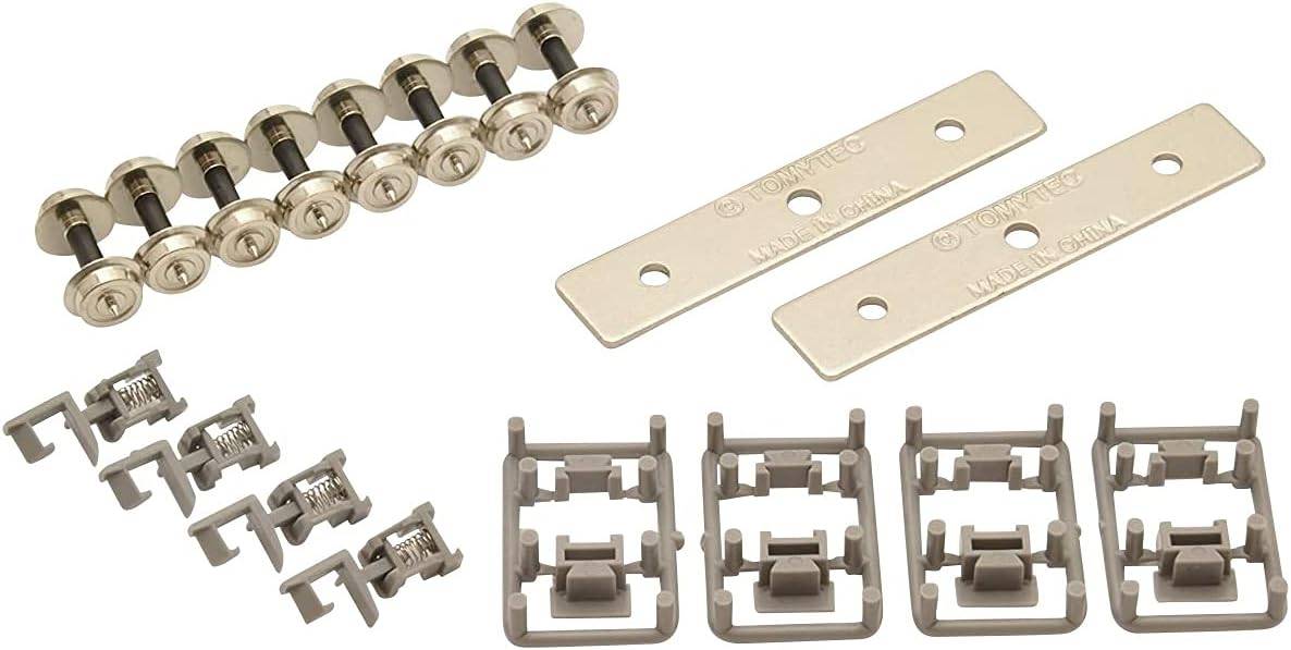 Railway Collection: TT-04R Running Parts - 5.6mm Diameter / 2 cars (Gray) (Reissue) [Tomytec]