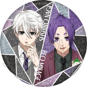 Blue Lock: Glitter Can Badge - Sieshiro Nagi & Mikage Reo [Twinkle]