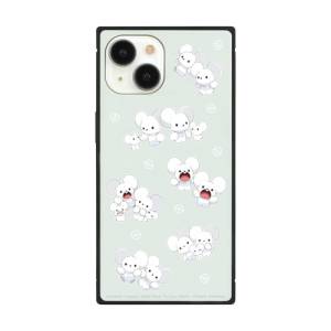 Pokemon: Square Glass Case - iPhone Case - Gray Pokemon (iPhone15/14/13) [The Pokemon Company]