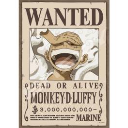 One Piece: Jigsaw Puzzle - Luffy Wanted Poster (4 Emperors Luffy
