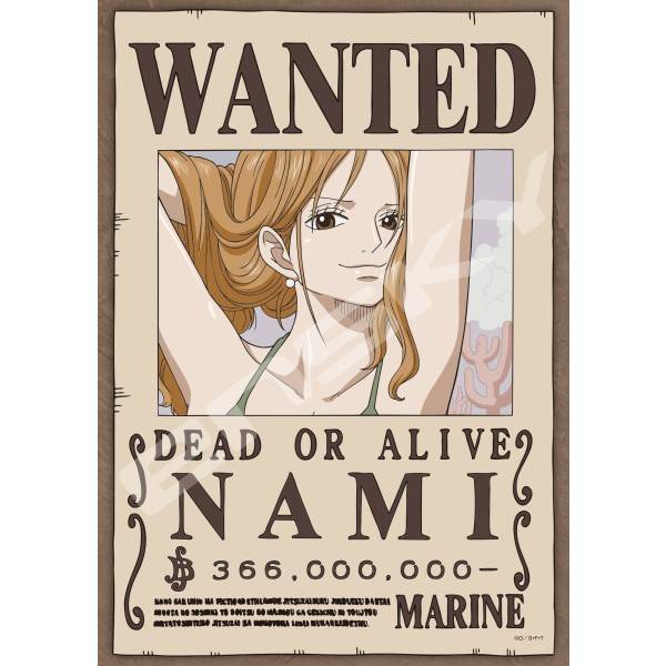One Piece: Jigsaw Puzzle - Nami Wanted Poster (208 Pieces) [Ensky]
