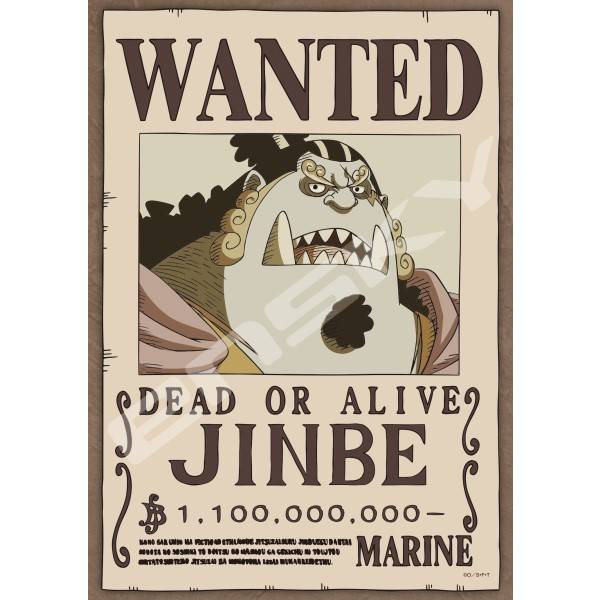 One Piece: Jigsaw Puzzle - Jinbe Wanted Poster (208 Pieces) [Ensky ...