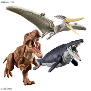 Plannosaurus: Plannosaurus Land, Sea, and Air Dinosaur Set - Plastic Model Kit [Bandai Spirits]