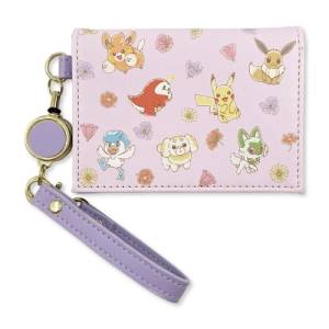 Pokemon: PK Flower - 2 Fold pass case with reel [The Pokemon Company]