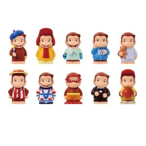 Curious George: Soft Vinyl Puppet Mascot (10 Packs Box) [Ensky]