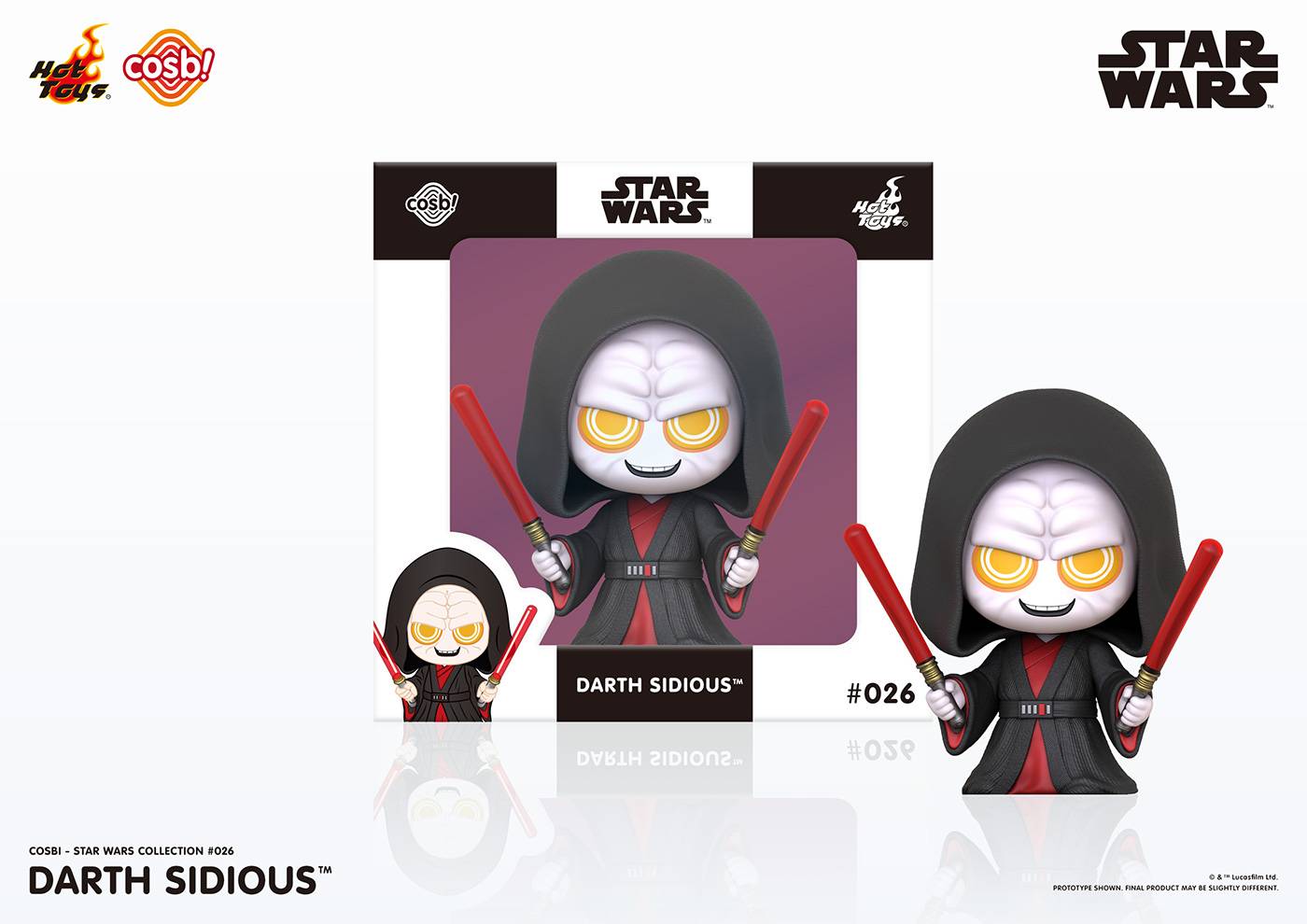 Cosbi: Star Wars Collection 026 - Darth Sidious [Hot Toys]
