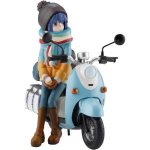 ARTPLA: Yuru Camp - Shima Rin and Bike Set - Plastic Model Kit (Reissue) [Kaiyodo]