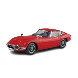 Rakupla Snap Kit: 6-SR - Toyota 2000 GT 1/32 (Solar Red Color) [Aoshima]
