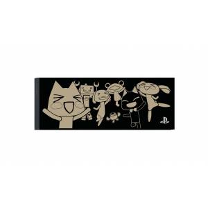 FACEPLATE / HDD BAY COVER PS4 Jet Black - Doko Demo Issyo (Toro and Nakamatachi v.2) [PS4 - Brand New]