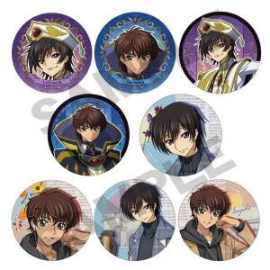 Code Geass: Lelouch Of The Rebellion - Mini-Character Can Badge (8 Packs/Box) [Crux]