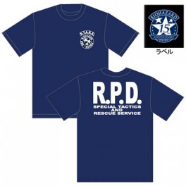 Biohazard 15th Anniversary S.T.A.R.S. FRONT LOGO T-Shirt  [e-Capcom Limited Edition]