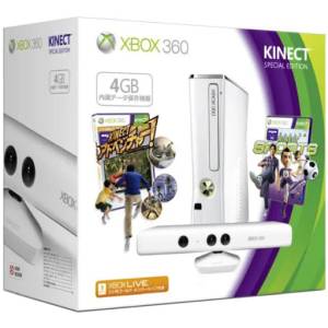 Xbox 360 Slim Pure White (250GB) + Kinect Special Edition [Used Good Condition]