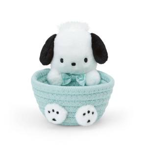 Sanrio Characters: Rope Basket with Mascot Plush - Pochacco (Small) [Sanrio]