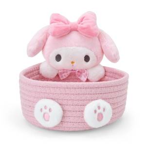 Sanrio Characters: Rope Basket with Mascot Plush - My Melody (Medium) [Sanrio]