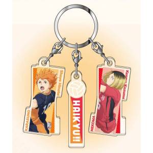 Haikyuu!!: 3 Piece Mini Acrylic Keychain - Hinata Shoyo & Kenma Kozume [Bandai]