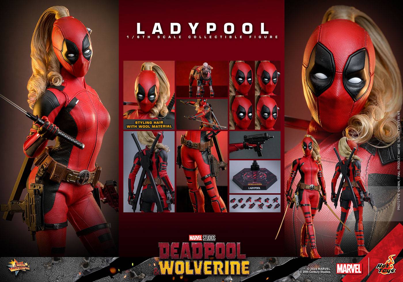 Movie Masterpiece: Deadpool & Wolverine - Lady Deadpool 1/6