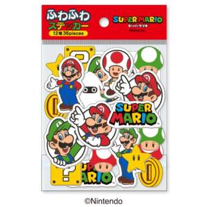 Super Mario: Fuwa-Fuwa Sticker Set [Ensky]w Puzzle (300 Pieces) [Ensky]