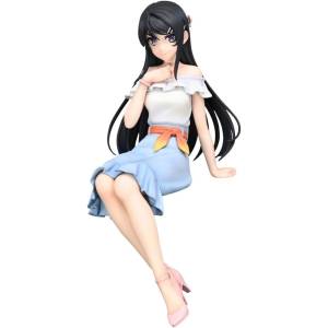 Rascal Does Not Dream About Bunny Girl Senpai: Sakurajima Mai - Summer Ver. Noodle Stopper Figure (2nd Hand) [FuRyu]