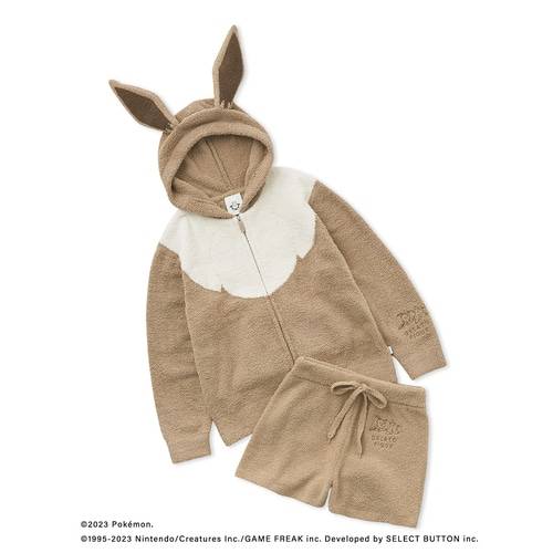 Pokemon: Gelato Pique Meets Pokemon Sleep  Baby moko Parka & Shorts Set  Eevee [The Pokemon Company]
