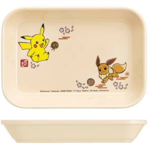 Pokémon: Melamine Tableware - Pikachu & Evee (M) [The Pokémon Company]