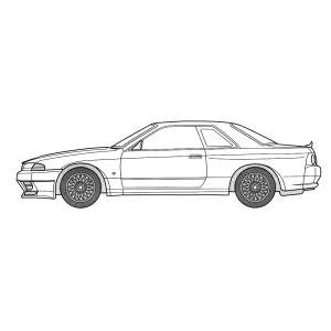 1/24: Wangan Midnight - Reina's Skyline GT-R (BNR32) (Plastic Model Kit) [Fujimi]