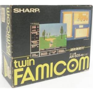 Twin Famicom Red AN-505-RD [Used Good Condition]