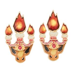 Pokemon: Clip-On Earrings - Terastal Flareon [The Pokémon Company]