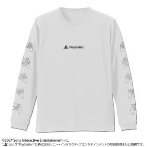 PlayStation: Long Sleeve T-Shirt - Controller Lineup Ver. - White (L) [COSPA]