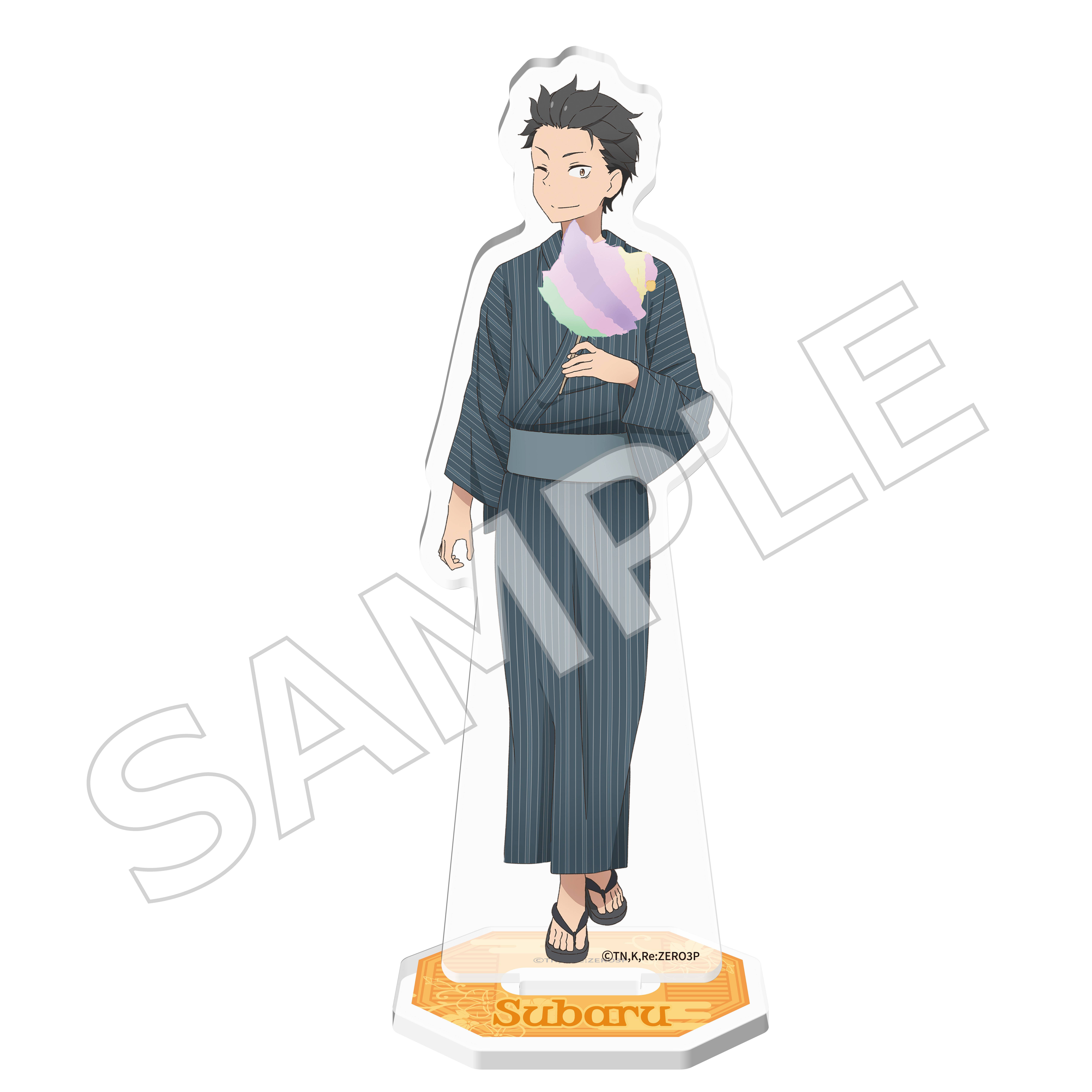 Re:ZERO: Acrylic Stand  Subaru (Tanabata Festival Ver.) [Kadokawa]
