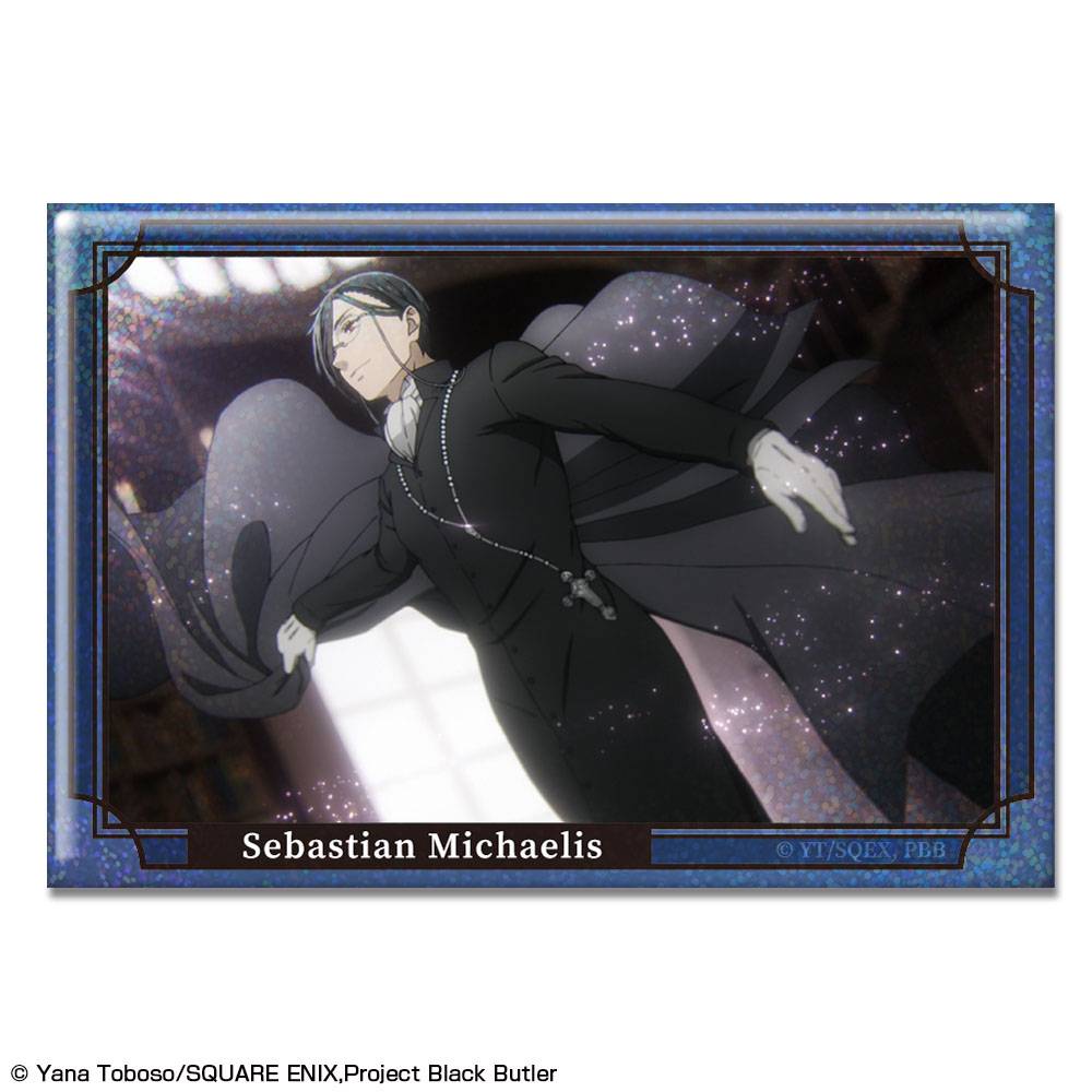 Black Butler: Public School Arc  Holographic Badge  Sebastian Michaelis (Ver.B) [License Agent]