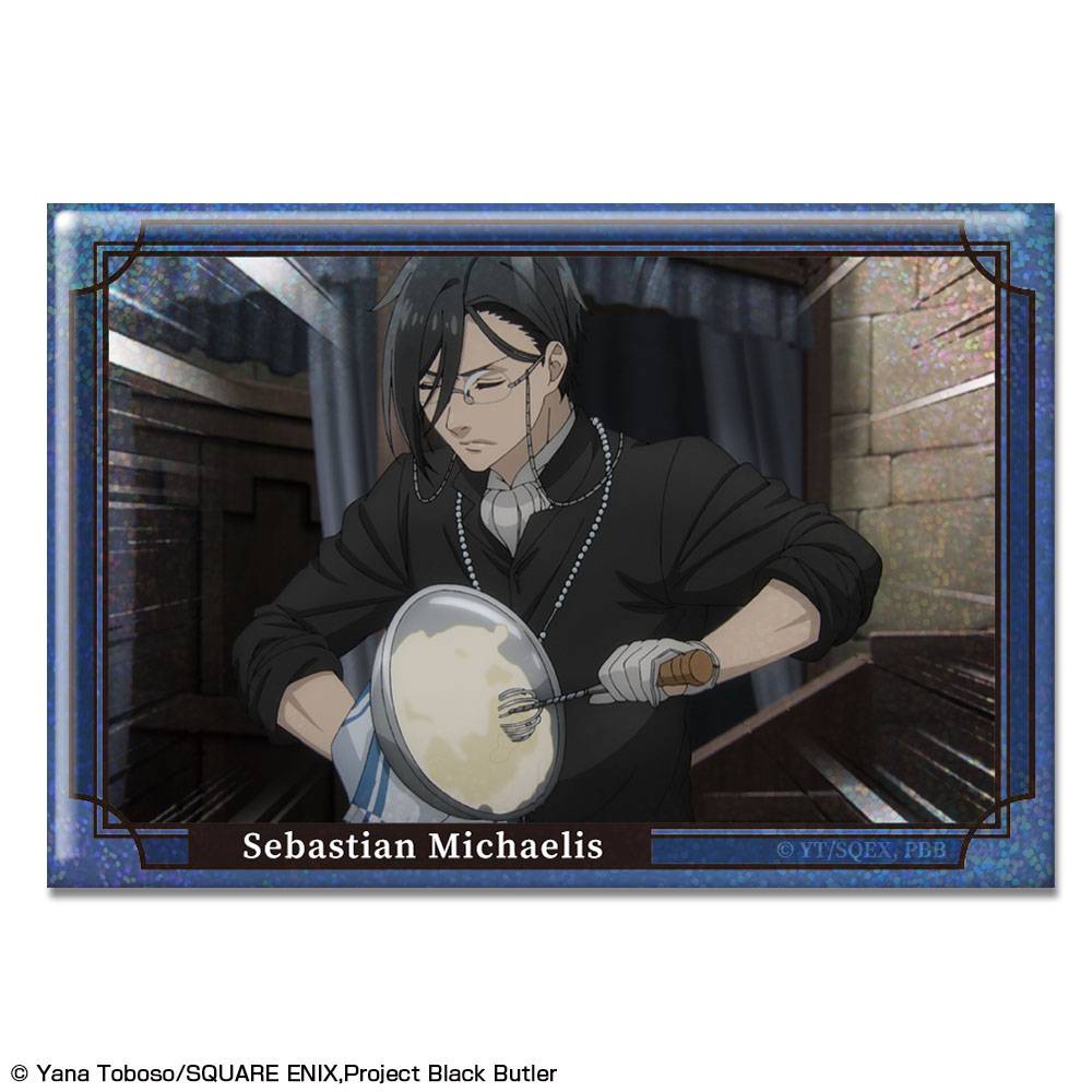 Black Butler: Public School Arc  Holographic Badge  Sebastian Michaelis (Ver.C) [License Agent]