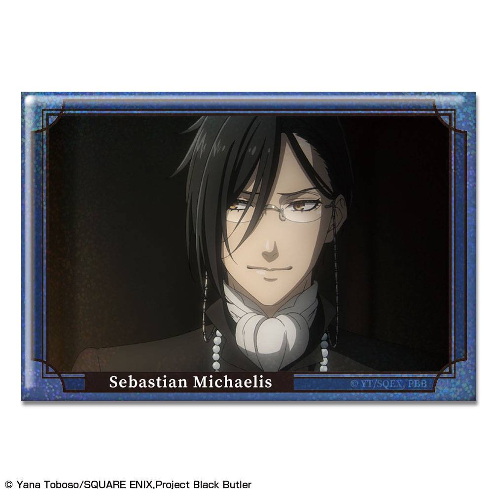 Black Butler: Public School Arc  Holographic Badge  Sebastian Michaelis (Ver.D) [License Agent]