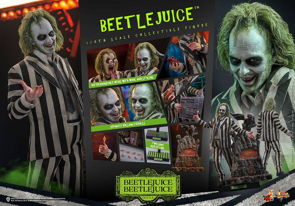 Movie Masterpiece: Beetlejuice Beetlejuice - Beetlejuice 1/6 [Hot Toys]