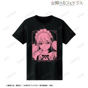 The Café Terrace and Its Goddesses: T-Shirt (L) - Tsukishima Riho (Neon Pink) [Arma Bianca]