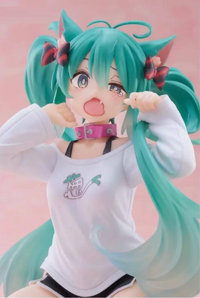 Desktop Cute: Hatsune Miku - Cat Ears T-shirt ver. (2nd Hand Prize Figure) [Taito]