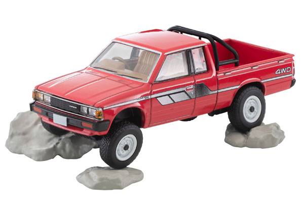 Tomica Limited Vintage Neo: LV-N320b Datsun Truck 4WD King Cab AD (Red) (Plastic Model) [Tomytec]