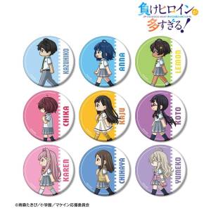 Losing Too Many Heroines!: Chibi Toko Trading Matte Badges (9 Packs Box) [Arma Bianca]