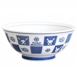 Pokemon: Chiyogami Blue and White Ramen Bowl [The Pokémon Company]