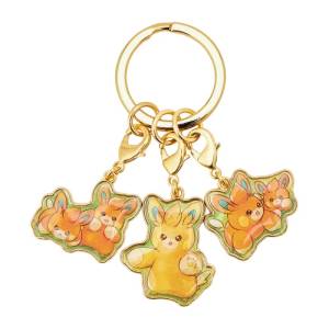 Pokemon: PAMO NO MURE - Pawmo 3-Ring Metal Keychain [The Pokémon Company]
