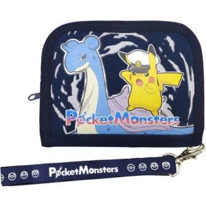Pokemon: Print Wallet - Captain Pikachu x Six Heros Lapras [The Pokemon Company]