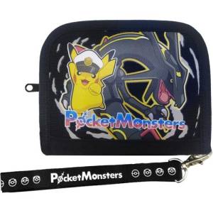 Pokemon: Print Wallet Captain Pikachu x Black Rayquaza [The Pokemon Company]