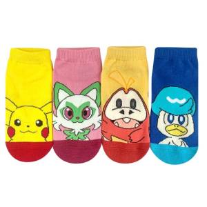 Pokemon: Carax 4P Bundle A Ladies Socks (23-25cm) [The Pokemon Company]