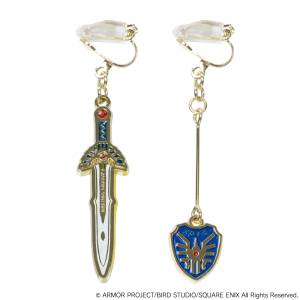 Dragon Quest: Smile Slime - Erdrick Sword & Shield Earrings [Square Enix]