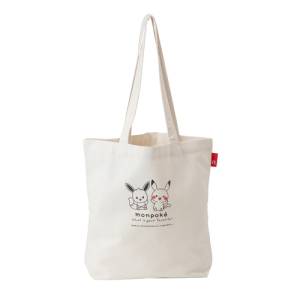 Pokemon: Monpoke - Rootote Recycled Cotton Tote Bag (White Ver.) [The Pokemon Company]
