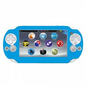 New Silicon Cover for PlayStation Vita - Aqua Blue (PCH-2000) [PSV - Occasion / Loose]