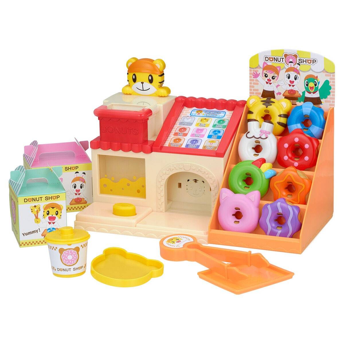 Shimajiro: English and Japanese - Shimajiro's Colorful Donut Shop [Bandai]
