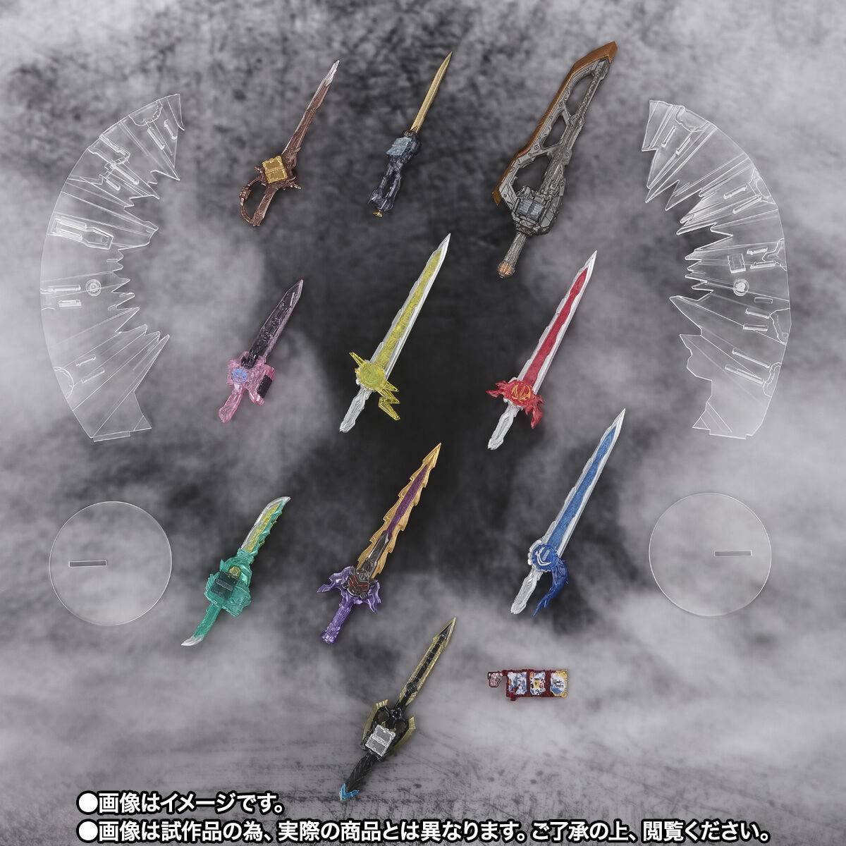 S.H.FIGUARTS: Kamen Rider Xross Saber - 10 Holy Swords Set (Limited Edition) [Bandai Spirits]
