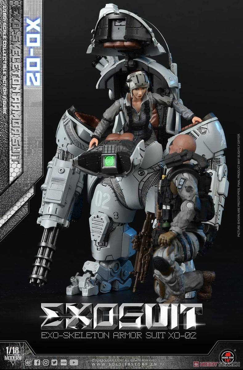 EXOSUIT 1/18: Exo-Skeleton Armor Suit XO-02 [Soldier Story
