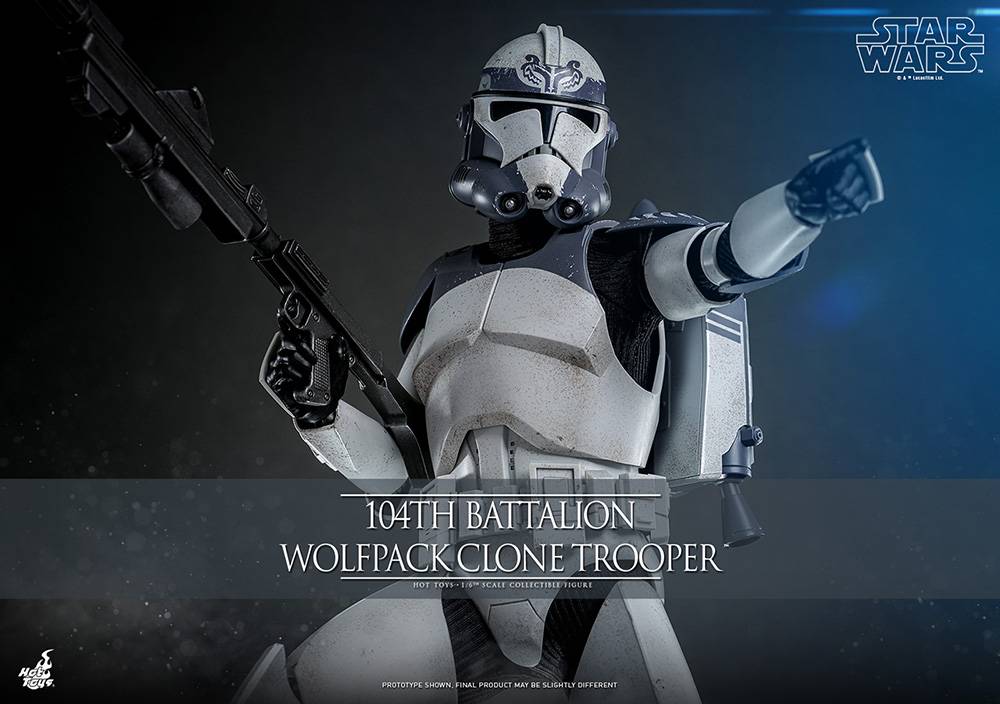 Television Masterpiece - Star Wars: The Clone Wars - 104th Battalion Wolfpack Clone Trooper 1/6 [Hot Toys]