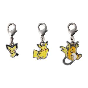 Pokémon: National Pokédex Metal Charm - 172, 025, 026 [The Pokemon Company]